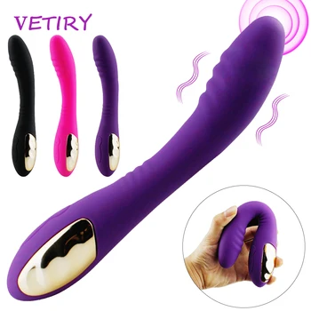 10 Greičio Dildo Vibratorius Magic Wand G-taško Masažą Klitorio Makšties Stimuliacijos Sekso Žaislai Moterims Masturbacija Suaugusiųjų Sekso Produktus