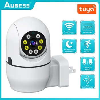 1080P Tuya Wi-fi IP Kamera, infraraudonųjų SPINDULIŲ Naktinio Matymo Smart Home Belaidžio Saugumo Baby Pet Stebėti Automatinio Sekimo Stebėjimo Kamerą