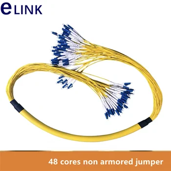 10m 48 branduolių pluošto pleistras laido SM siejama jumper LC SC FC ST 48 core kabelių 2,0 mm Singlemode optinio pluošto pleistras švino 48C pluoštas