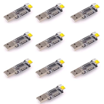 10vnt CH340G USB į RS232 TTL Konverterio Adapterio Modulis/USB TTL Konverterio UART Modulis CH340G CH340 Modulis 3.3 V 5V Jungiklis