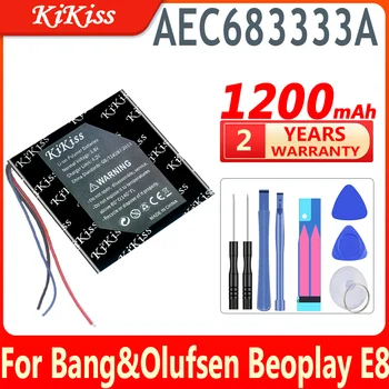 1200mAh KiKiss Galinga Baterija AEC683333A už Bang&Olufsen Beoplay E8 TWS Pakeitimo Didelės Talpos Baterijas