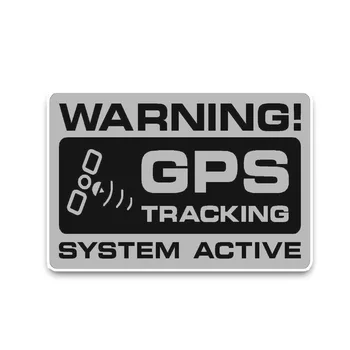 12cm*8cm 1 Vnt Dawasaru GPS Sekimo Sistema, Aktyvus Įspėjimo Automobilių Lipdukai Vandeniui Lipdukai, Sunkvežimių, Motociklų, Auto Reikmenys PVC