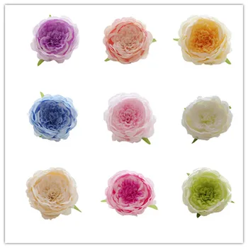 12color 12cm Dirbtinių Rožių Žiedų Galvutės Šilko Dekoratyvinių Gėlių Šalis Dekoro Vestuvių Sienos Puokštė Vainikas Headware Patinų