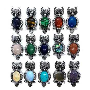 15 spalvų Lukšto Inkrustacijos Metalo Erelis-formos Pakabukas Papuošalų, Įvairių Spalvų Stilingas ir Gražus Žavesio Karoliai 