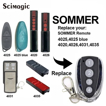 2 vnt SOMMER 4020 TX03-868-4 Pakeitimo Garažo Vartų Nuotolinio Valdymo 868.8 MHz