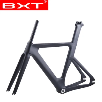 2020 BXT 700C bėgių dviratį dviračiu rėmelių Dydis 49/51/54/57cm Blizgus/Matinis BSA Galinė Pakaba 100*9mm Carbonal dviračio rėmas