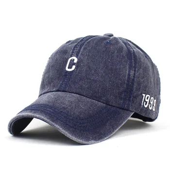2021 C Raidė, Siuvinėjimas Medvilnės Beisbolo kepuraitę Reguliuojamas Lauko Snapback Skrybėlės Moterims ir Vyrams 257