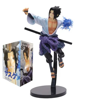 24cm Anime Statulėlės Chidori Uchiha Sasuke Pav Mūšis ver. Apdailos PVC Rinkti modelius, žaislai, lėlės, dovanos vaikams