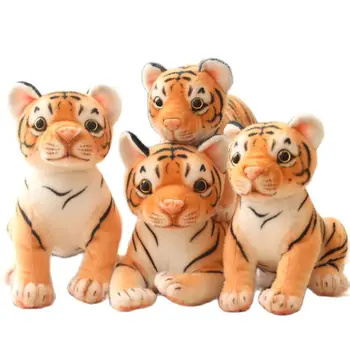 25CM30CM Pliušinis Žaislas Tigras Modeliavimas Tigras Minkštas iškamša Žaislas, Lėlė Gyvūnų Miško Tigras Pagalvę Lėlės Vaikams Gimtadienio Dovana
