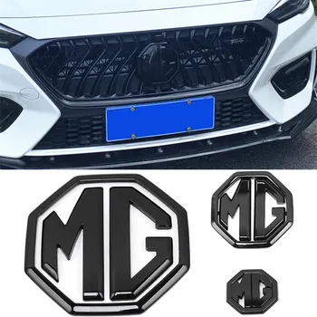 3Pcs/set Automobilio Logotipas Stiliaus Lipdukai Naujų MG 6 MG ZS SS Automobilių Galinis Emblema Priekinės Grotelės Ženklelis High-end Lipdukai, Auto Apdaila
