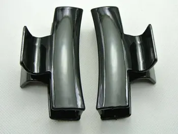 4 Dideli Juodos spalvos Plastikiniai Plaukų Claw Grip Lankstymo Įrašus Gnybtus 82mm, 