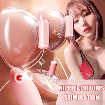 4in1 Spenelių Vibratorius krūtys Masažas Spenelių Stimuliacija Klitorio Gyvis Famale Masturbator Lyžis Sekso Žaislai Moterims