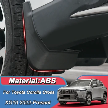 4pcs Toyota Corolla Kryžiaus XG10 2022-2023 Automobilių Stilius ABS Purvo Atvartu Splash Guard Mudguard Perfector Išorės Auto Priedai