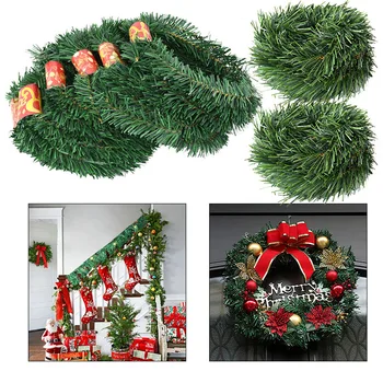 5 m Pakabinti Dirbtinių Augalų PVC Žaliųjų Augalų Vynuogių Vestuves Kalėdų Dekoracijos Girlianda Namų 