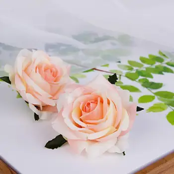 8cm Netikrą Rose Šilko Gėlės Galvos Vestuvių Dekoravimas Namų Dekoro Ryškus Dirbtiniai Augalai, Gėlės Galvos LX6365