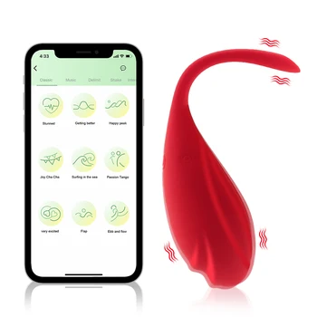 9 Greičiu App Kontrolės Bluetooth Vibratorius Makšties Kamuolys Vibruojantis Kiaušinis Klitorio Stimuliacija Moterų Masturbacija Sekso Žaislai Moterims
