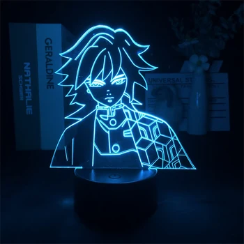 Akrilo 3D Anime Lempa pagrindiniai kištukiniai naktinių lempų lizdai Lempos, Statulėlės, Apšvietimas, Miegamojo Pobūdžio Komiksų Šviesos Namų Dekoro Lemputė Dovanų