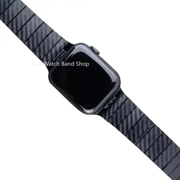 Anglies pluošto tekstūra diržu, Apple Watch Band ultra 49mm44mm40 45mm41 42mm Lengvas Nuorodą Apyrankę iWatch Serija 7 6 5 SE 8