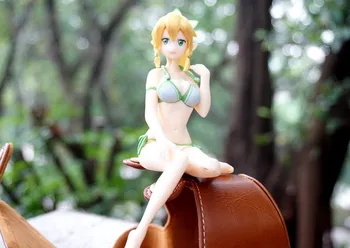Anime Kardas Meno Internete Kirigaya Suguha PVC Naujas Paveikslas Modelis Makaronų Kamščiu, Ne Lauke
