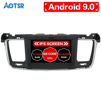 Aotsr Android 9.0 GPS navigacija, Automobilinis DVD Grotuvas, Peugeot 508 2011-2015 M. Automobilių Radijas, Diktofonas automobilio radijo magnetofonas auto stereo