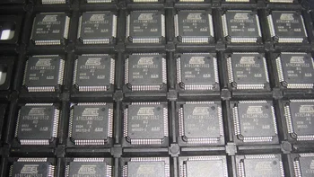 AT91SAM7S512-AS SMD QFP-64 AT91SAM7S512 16/32 bitų Mikrovaldiklis Chip visiškai Naujas Originalus Sandėlyje