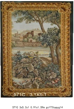 aukso gobelenas gobeleno mozaiką, rankų darbo gėlių siuvinėjimas kinijos mozaiką, rankų darbo kabo sienos gobelenas macrame