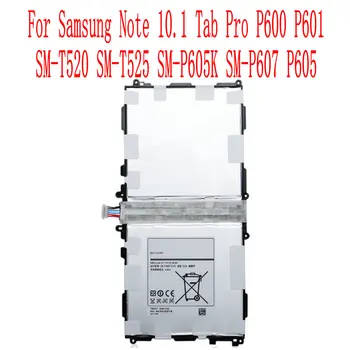 Aukštos Kokybės 8220mAh T8220C Baterija Samsung Note 10.1 Tab Pro P600 P601 SM-T520 SM-T525 SM-P605K SM-P607 P605 tablet