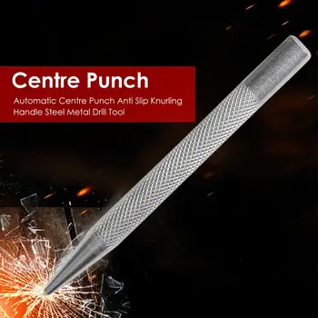 Automatinis Centravimas Punch Anti Slip Knurling Rankena Plieno Metalo Gręžimo Įrankis, Metalo, Medienos, Paspauskite Dent Žymeklis