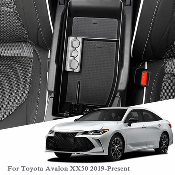Automobilio Stilius Automobilio Sėdynėje talpinimo Toyota Avalon XX50 2019-2020 Konsolė Porankiu Laikymo dėžučių Dangteliai Auto Priedai