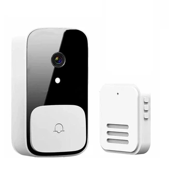 Belaidžio Smart Doorbell Kamera,pradžia Saugumo Durys durų skambutį-Nuotolinio Vaizdo Wifi Įkrovimo HD Naktinio Matymo,USB Įkrovimas