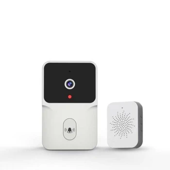 Belaidžio WiFi Doorbell vaizdo Kameros Vandeniui 720P HD Vaizdo Durų Bell Smart Belaidė Lauko durų skambutį Su Kamera, Naktinis Matymas