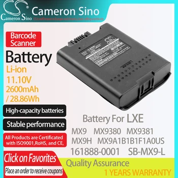 CameronSino Baterija LXE MX9 MX9H MX9A1B1B1F1A0US MX9380 MX9381 tinka Honeywell 161888-0001 SB-MX9-L brūkšninių kodų Skaitytuvas baterija
