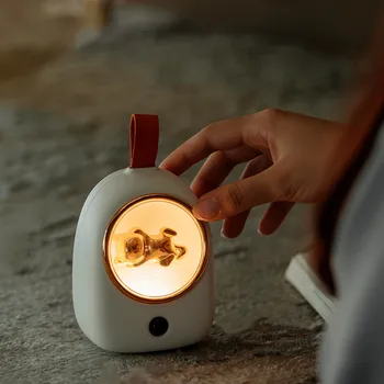 Cute Kačių LED Smart Žmogaus Kūno Indukcinės Lempos Miegamojo Lovos Kūdikių Akių Apsauga Krūtimi Vonios kambarys Spinta Kabineto Sienos Lempos