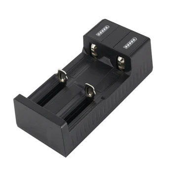 Dvigubas Lizdas USB Akumuliatoriaus Kroviklis Laidinio Baterijų Kroviklis su ES/JAV gali imti 3.7 V 4.2 V 18650/26650 baterija