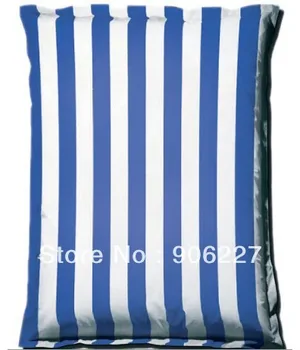 EXTRA LARGE DYDŽIO !! Originalus mados mėlynos juostelės maišą pupelių kėdė, gyvenamasis kambarys pupų vietą - nemokamas pristatymas