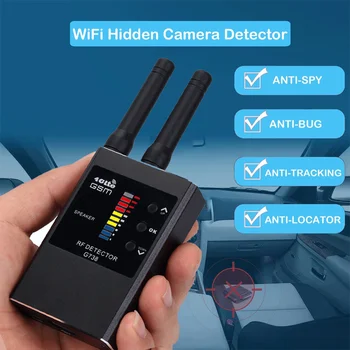 G738 Profesija Anti Spy Belaidžio RD ryšio Signalų Detektorius Klaidą GSM, GPS Sekimo Kamera slapto pasiklausymo Įrenginys Profesinės Signalų Ieškiklis