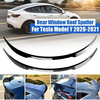 Galinio Lango Stogo Spoileris, Saulės, Lietaus Atspalvį Angos Skydelis Lūpų Dėl Tesla Model Y 2020-2021 Galiniai Kamieno Lūpų Sparno Spoileris, Automobilių Reikmenys