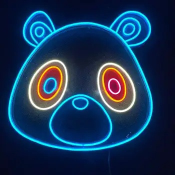 Gimtadienio Dovana Kanye West Baigimo Lokys Neoninis Ženklas užsakymą Flex Led Neon Light Pasirašyti baras dekoro parduotuvių puošimas, vestuvių dekoras Sienos decro