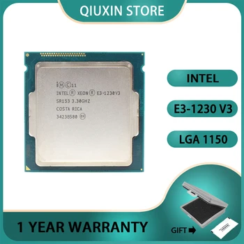 Intel Xeon E3-1230 v3 E3 1230 v3 E3 1230v3 Procesorius 8M 80W CPU 3.3 GHz Quad-Core Aštuonių Siūlų LGA 1150