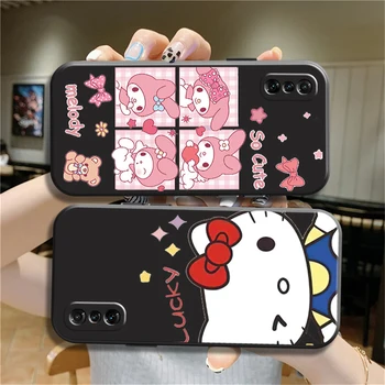 Japonijos Anime Hello Kitty Telefoną Atveju Xiaomi POCO X3 Pro M3 Pro NFC F3 GT 11 Lite Coque atsparus smūgiams Apsauginis Išmaniojo telefono Black