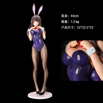 Japonijos Anime Saenai Herojė Nr. Sodatekata Kasumigaoka Utaha Bikini Bunny Seksualus Merginos PVC Veiksmų Skaičius, Statula, Žaislai, Lėlės Dovana