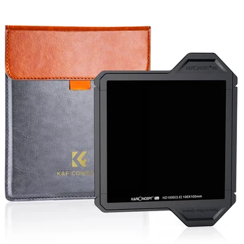 K&F Sąvoka Full ND1000 Aikštėje Filtras su Apsauginiu Rėmu HD Optinis Stiklas atsparus Vandeniui-OJI Šviesos Mažinimo Filtras