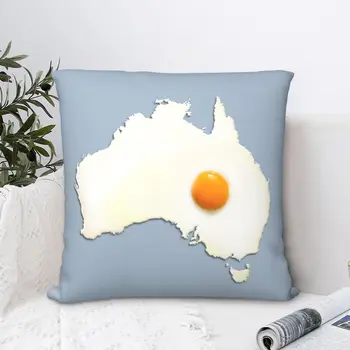 Keptas Kiaušinis Australijos Aikštė Užvalkalas Pagalvėlė Padengti Kūrybos Zip Namų dekoro Poliesteris Lova Šiaurės 45*45cm