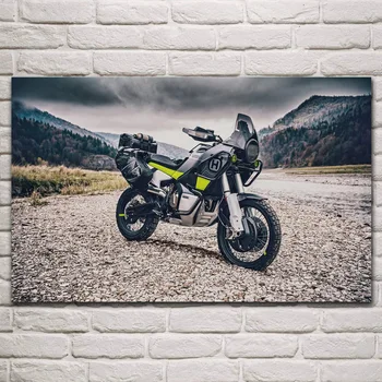 Kietas adv nuoma 901 vaizdas iš priekio išoriniai motociklą kūrinys audinio plakatus ant sienos nuotrauka namų meno kambarį apdaila KP953