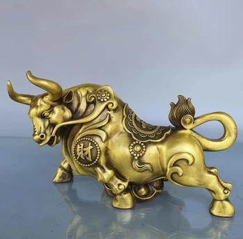 Kinija žalvario seiko pasamdyti turto karvė amatų statula