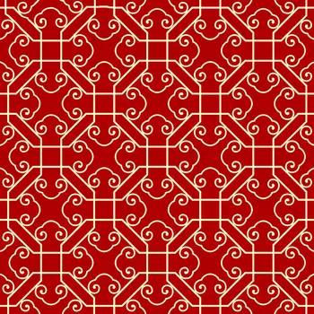 Kinijos Raudona geometrijos Grotelės Tapetai Tinklelis Kinų Stiliaus Klasikinių Zen Arbatos Restoranas Studijų Kambario Dekoro Tapetai Prabanga