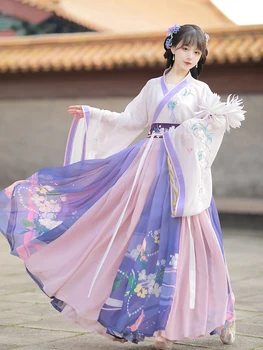 Kinų Suknelė Rytų Stiliaus Moteris Hanfu Cosplay Kostiumų Senovės Tradicinių Elegantiškas Princesė Veiklos Drabužius