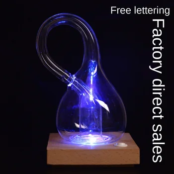 Klein Butelis Keturių Dimensijų Erdvės Apdailos Gamtos Mokslų Mokymo Apdaila Modelis Skaidraus Stiklo Butelis, Pripildytas Vandens