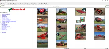 Kverneland žemės Ūkio Įranga, Elektronikos Dalys Katalogas DVD