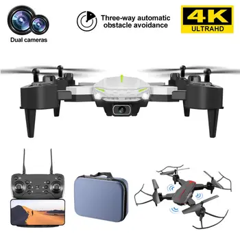 Ky605 Pro Drone Su 4k Dvigubos Hd Kameros aerofotografija Quadcopter Profesinės Wifi Fpv Sraigtasparnis Rc Drone Žaislai Vaikas Dovana
